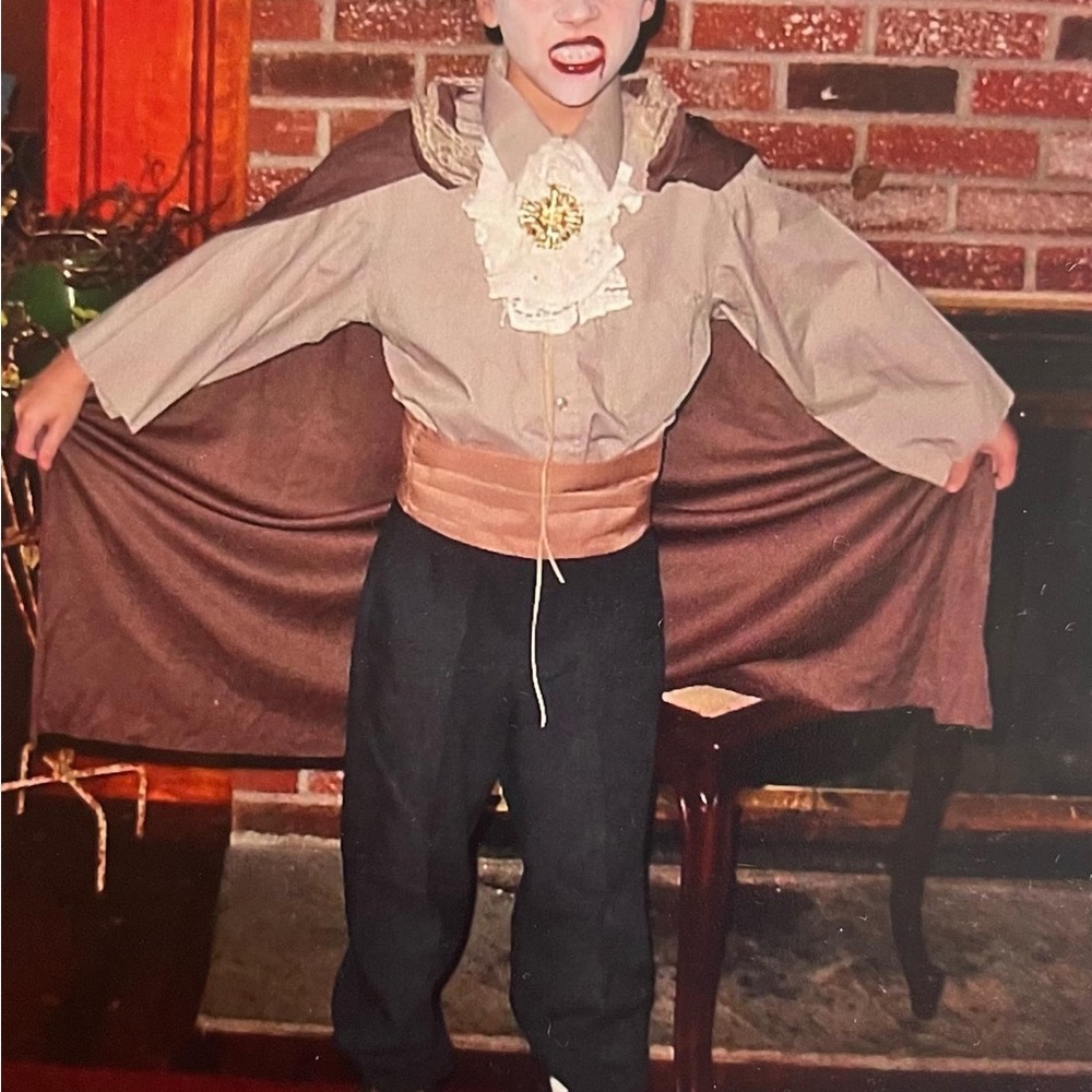 Vintage Brown Vampire Costume